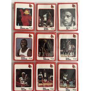 1989 Collegiate Collection LOUISVILLE CARDINAL Basketball Player Cards LOT of 36